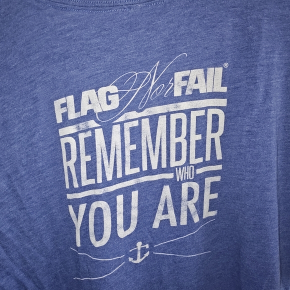 Vintage "Make History" Flag Nor Fail Graphic Tee – Size Medium - Picture 4 of 4